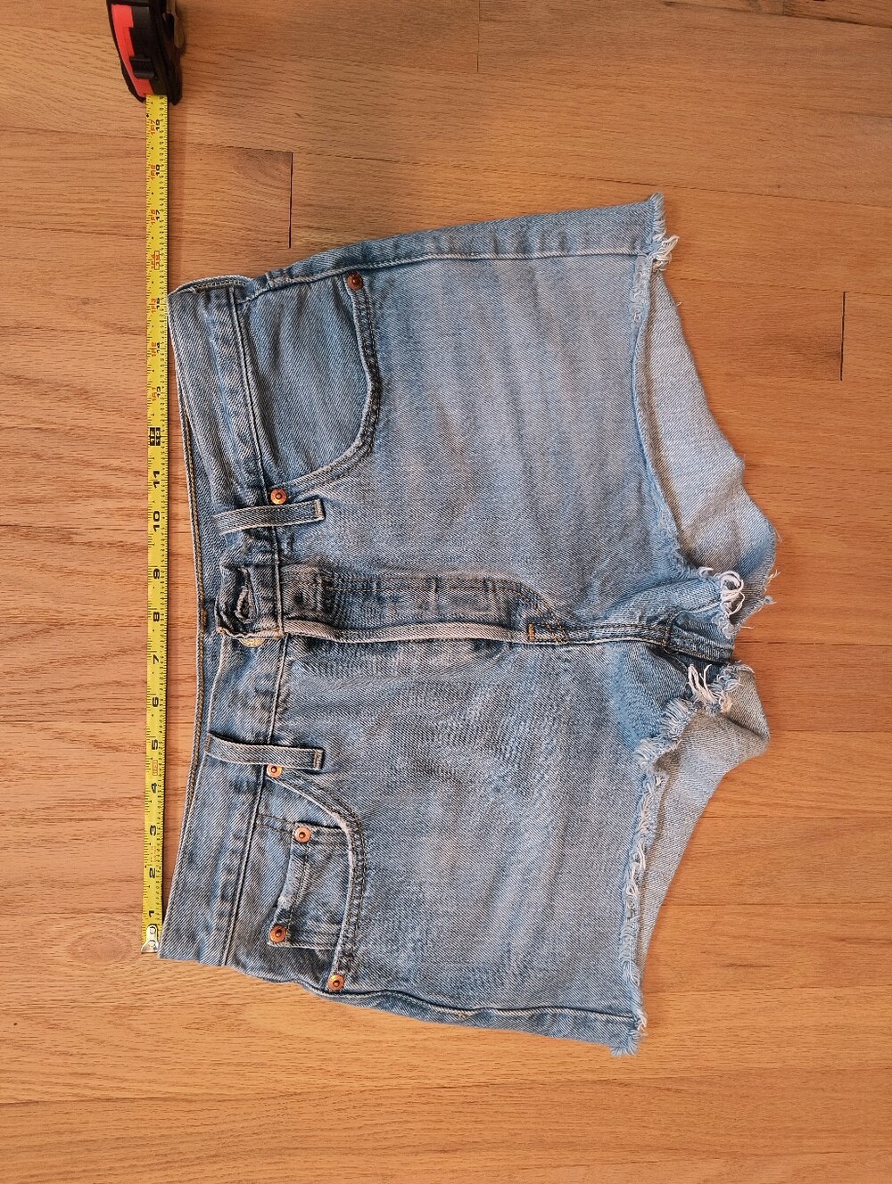 Levi's Distressed Denim Shorts